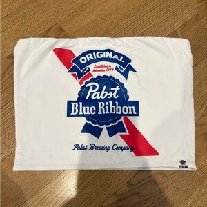 RSQ White Tube Top with Blue and Red Accents